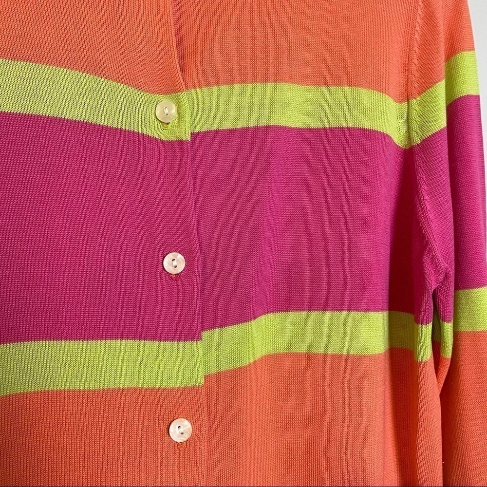 Victoria Holley Vintage Retro Silk & Cotton Cardigan - Picture 3 of 6